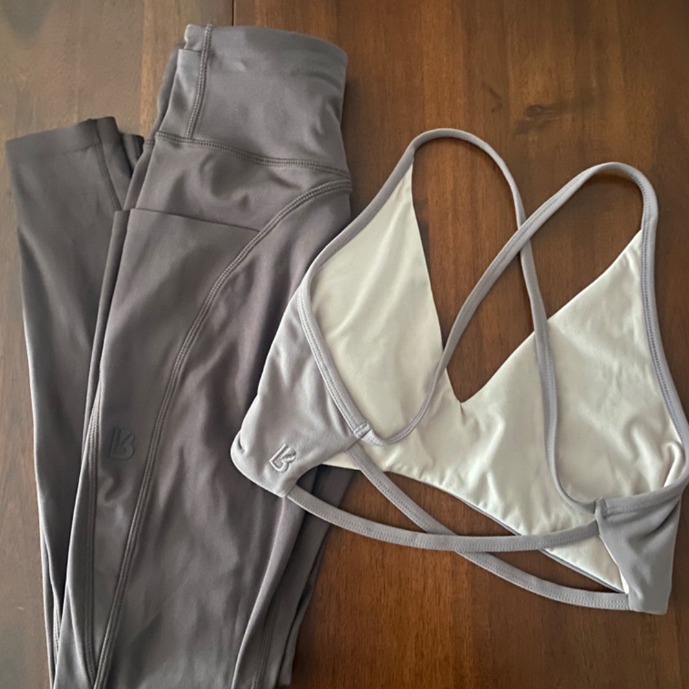 Buffbunny Collection Matching Activewear Set - Strappy Sports Bra & Pocket Leggi - Picture 6 of 8
